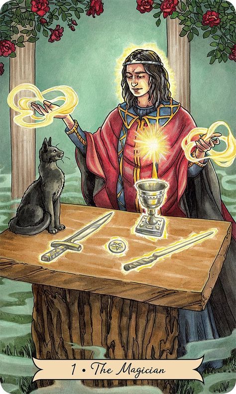 The Magician from The Everyday Witch Tarot